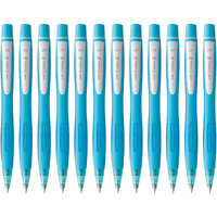 Uni-Ball Shalaku M7-228 Mechanical Pencil (Light Blue Body, Pack Of 12)-Body Color May Vary