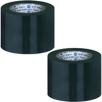 Vcr Double Side Black Foam Tape - 7 Meters In Length - 72Mm / 03" Width - 2 Rolls Per Pack - Multipurpose Usage, Best For Mounting, Strong Adhesion For Walls, Crafts Work And Fixing Furnitures