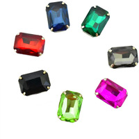 Embroiderymaterial Jewellery Making Sew On Glass Crystal Stone Pack Of 7 Pieces