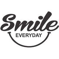 Asmi Collections Self Adhesive Wall Stickers Smile Everyday Motivational Quote