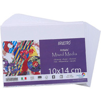 Brustro Artists Mixed Media Paper 250Gsm - 50 Sheets. Size (Small) 10 Cm X 14 Cm