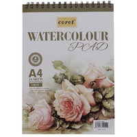 Kabeer Art Hardback, Spiral A4, 180 Gsm Drawing Pad, 297X 210Mm - 24 Sheets