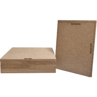Art & Craft Brown Mdf Board (Pack Of 5 Pcs), 3Mm Thickness, Size - A4, 9.5 Inches X 13.5 Inches, For Diy Art & Crafts Activities