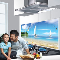 Jaamso Royals Natural Design Anti Oil Protection Pvc Vinyl Self Adhesive Kitchen Dcor Wall Sticker