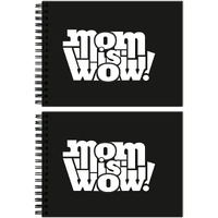 Tinywalk T Black Sheet Black Pages Drawing Pad Landscape Sketch Book For 6-7Yrsgirl Thick Sheets (A4 Size,50 Sheets/100 Pages,215 Gsm Pack Of 2)