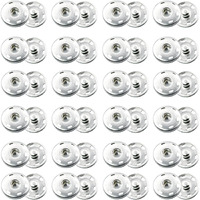 On Blow (Pack Of 160) Sew-On Snap Buttons Metal Rust Proof Snap Fastener Buttons Press Button For Sewing Clothing (Size 1) 8 Mm