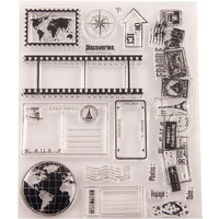Clear Stamps Silicone Journals Stickers Hand Account Stickers Transparent Seal Stamps For Diy Craft Scrapbooking Card Photo Album Diary Decoration