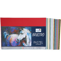 Brustro Artists Pastel Papers 160 Gsm A5 Bright & Soft Shades Assorted (40 Sheets)