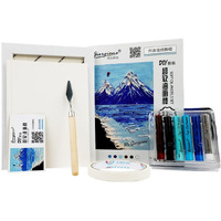 Professional Metal Compass With Attached Mechanical Pencil And Plastic Ruler Set (Soft Oil Pastel)