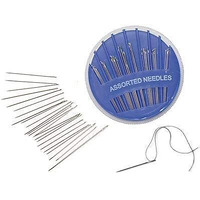 Prokart Assorted Hand Stitching Sewing Needles 25 Pieces In 1 Set Steel Needles For Embroidery Mending Craft Cloth Stitching | Standard | Made In India