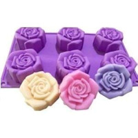 Perfect Pricee Soap, Candle, Resin Art And Crafting Tool, Muffin, Cake, Soap Bombs, Model, Repillica Moulds Mold Dyi Kit, Hobby Kits, Kids Activity Tool (Flower)