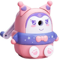 Fictious Cute Cartoon Shaped Manual Color Pencils/Pencil Sharpener For Toddler, Table Sharpener Machine School Stationery Gift For Kids (Pack Of 1, Multi Color)