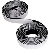 Amazon Brand  Eono Self-Adhesive Hook And Loop Tape Sticky Back Fastener Roll Nylon Heavy Duty Velcro Strips Fastener For Home, Office, School Crafting Organization (2.5Cm X 400Cm Black)