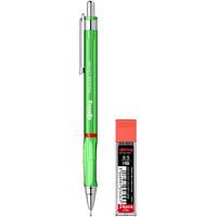 Rotring Visuclick Green Mechanical Pencil 0.5Mm For Drawing, Writing & Sketching, Transparent Abs Plastic Body, 12 Hb Polymer Leads