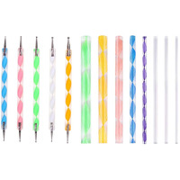 Qatalitic 13 Pcs Mandala And Acrylic Dotting Tool Set, Embossing Stylus For Pottery Ceramic And Polymer Clay For Diy Designs, Clay Sculpting