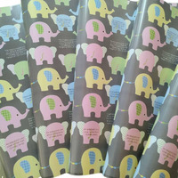 Evince Pack Of 5 Premium Gift Wrapping Sheets | Animal  Elephant Theme Gift Wrap Paper For Kids Birthday & Party | 70 X 50 Cm Large Sheets | Ideal For Rakhi, Diwali, Xmas, Return Gifts