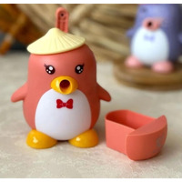 Lichie Penguin Shaped Table Pencil Sharpener For Kids, School, Office (Orange)