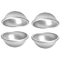 Rinkle Trendz Aluminium Bath Bomb Mould -Set Of 4 Pieces, Size 1.5 Inches