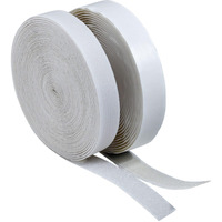 Woodluck Self Adhesive Hook & Non Loop Tape Mosquito Net Tapes For Multipurpose Hook Adhesive & Loop Non-Adhesive Sticker Tapes For Window Door Net Crafting & Wall Hanging Color: White 50M X 20Mm