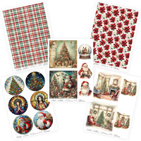 Craftangles Decoupage Napkin/Tissue/Collage Paper - Combo 22 (Pack Of 5)
