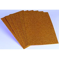 Lazybeee A4 Size Eva Foam Glitter Sheets For Art And Craft Pack Of 10 Golden