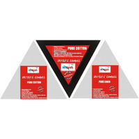 Skyhawk Pre Stretched Triangle Shape Canvas Frame(Black, White, Linen) (10 Oz) (Set Of 3)