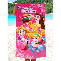 Athom Living Kids Bath Towel Kids Bath Towel 350 Gsm 60X120 Cm, Pink In Color