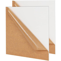 Sure Laser Cut Acrylic Plexiglass Opaque Art And Craft Diy Projects Sheet (White, 3Mm, 12"X12") (Pack Of 2)