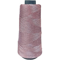 Embroiderymaterial 0.5 Mm Thick Metallic Zari Threads For Jewellery Making, Bracelet Making, Zari Thread For Aari Work, Embroidery Work, Dori/Rope, Safe To Use In Machine (274 Meters/Mauve Color)