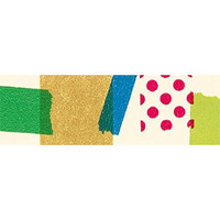 Mt Washi Masking Tape Kids Series, 15 Mm X 7 Mtrs Shade - Peta Peta, (Pack Of 1)