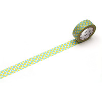 Mt Washi Masking Tape, 15Mm X 7 Mtrs Shade - Mesh Yellow, (Pack Of 1)