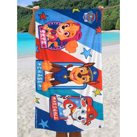 Athom Living Paw Patrol Character Printed Kids Cotton Bath Towel, 350Gsm, Attractive Towel For Kids For Their Bath Time/Beach Time.