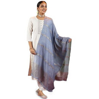 Libas Off White Cotton Blend Yoke Design Kurta Sets For Women