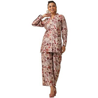 Libas Women's Silk Blend Co-Ords (48999_Off White