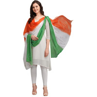 Xomantic Fashion Tri Color Tiranga Dupatta (Tiranga)
