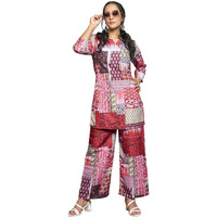 Dhruvi Trendz Women's Rayon Ethnic Dresses Pack Of 1 (Dt-W1904&Tr934_Pink_3Xl)