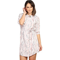 Dhruvi Trendz Womens Rayon Women Western Dresses Regular Fit A-Line (Dt-Wd1094_White_2Xl)
