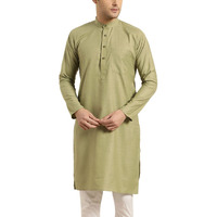 Sojanya (Since 1958 Men's Cotton Pista Green Only Kurta Size: 36