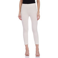 W For Woman Women's Regular Fit Cotton Leggings (Cr160006-45756_Cream_Medium_Cream_M)