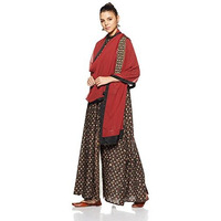 W For Woman Synthetic Dupatta (17Fes80750-65718_Wfs_Red)