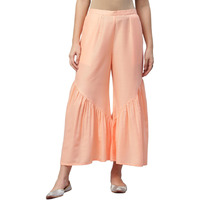 Libas Women's Regular Sharara (Pl762_Peach_S)