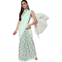 Libas Women's Georgette Saree (35001_Blue)