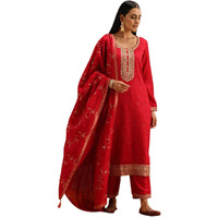 Libas Women's Silk Blend Kurta Sets (38091O_Pink