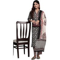 Libas Women's Cotton Kurta Sets (34940_Black