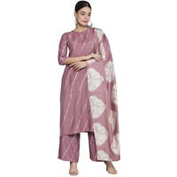 Libas Women's Silk Blend Kurta Sets (35294_Mauve