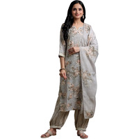 Libas Women's Cotton Kurta Set (35359_Grey