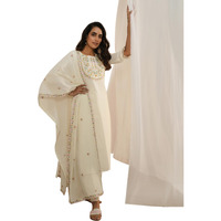 Libas Women's Cotton Kurta Sets (35218_Off White_M)