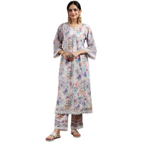 Libas Women's Cotton Kurta Set (35587_Multi