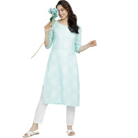 Ketch Women's Polyester Regular Fashion Vest (Khku000027_Aqua Blue