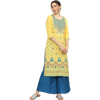 Ketch Women's Polyester Regular Fashion Vest (Khku000098_Yellow